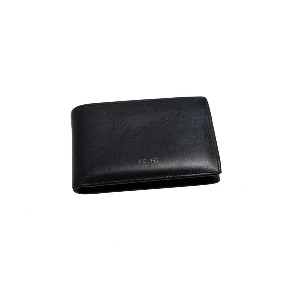 CELINE by Hedi Slimane (France) Calfskin Leather Slim Bifold Wallet